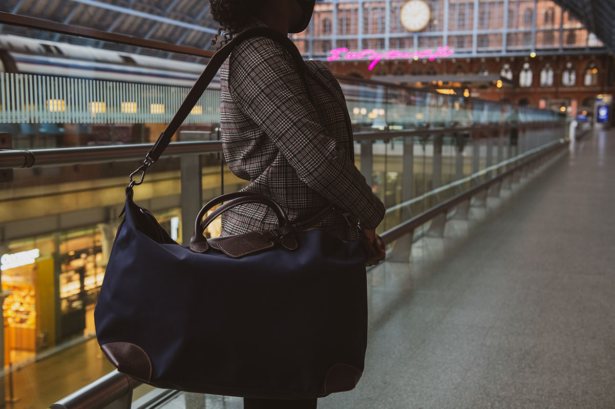 rolling luggage st pancras